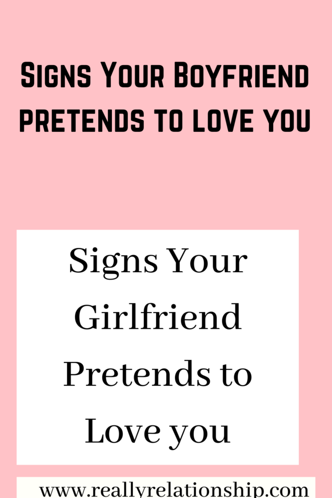 He doesn't love you