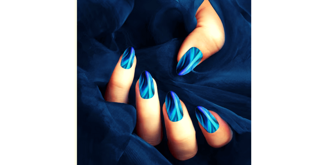 blue nails blue nails